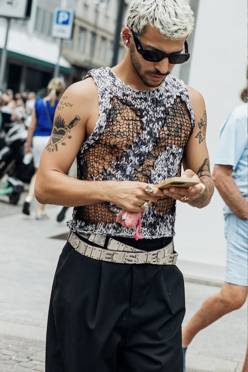 Milan Fashion Week Men's SS24 Street Style