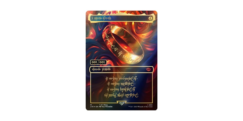 $1 Million LOTR Magic The Gathering Bounty One Ring Info - Vimarsana News