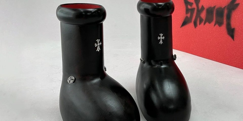 MLMA Crafts Custom Chrome Hearts Big Red Boots