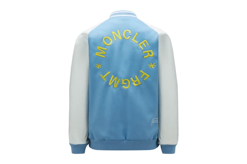 Moncler x FRGMT Varsity Jacket Closer Look Details Shop Buy Now Order Hiroshi Fujiwara 