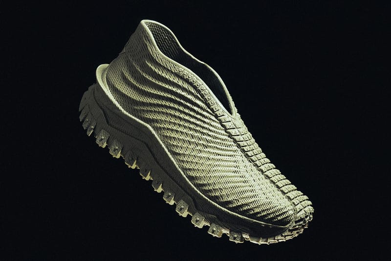 Moncler Taps Zellerfeld For 3D-Printed Trailgrip Sneaker