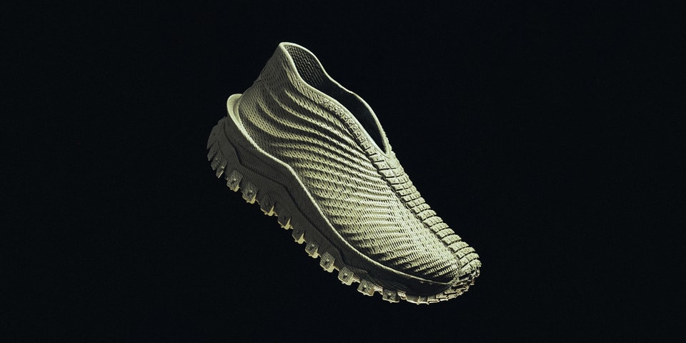 Moncler Taps Zellerfeld For 3D-Printed Trailgrip Sneaker