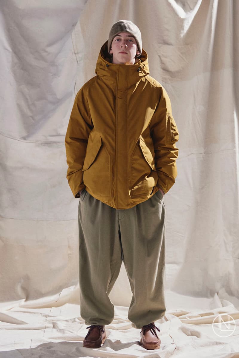 nanamica Fall/Winter 2023 Collection Lookbook Images