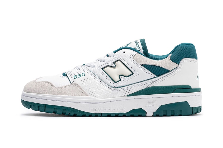 New Balance 550 Arrives in a New "White/Green" Iteration