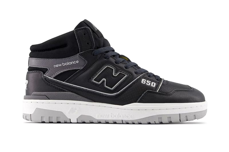 New Balance 650 Boasts Retro-Inspired "Black/Grey" Colorway