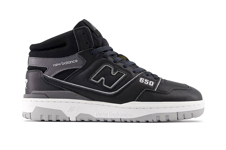 New Balance 650 Boasts Retro-Inspired "Black/Grey" Colorway