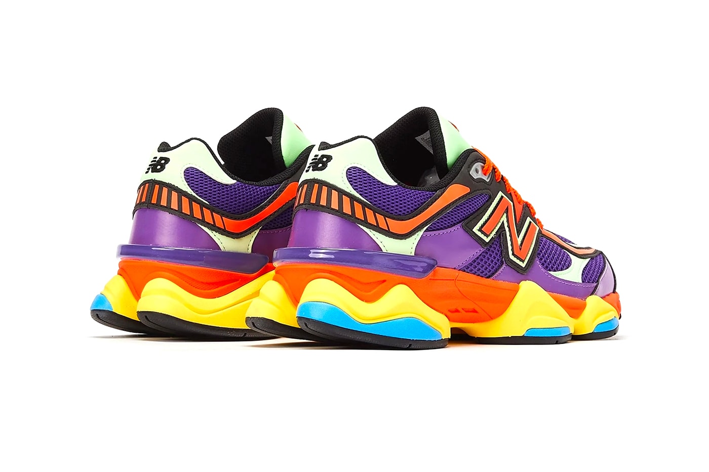New Balance 9060 Arrives in "Prism Purple" This July U9060NBX july 1st release info summer sneakers shoes multi colored packaging vibrant sneakers colorful