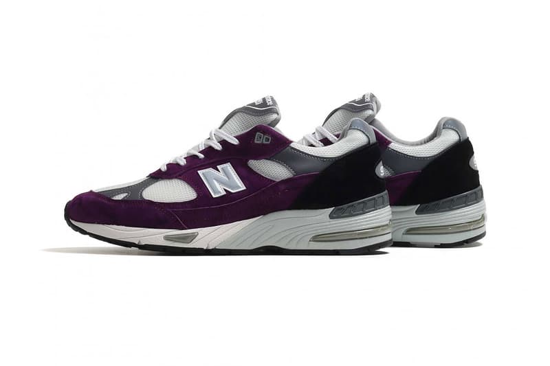 new balance 91 grape juice M991PUK release date info store list buying guide photos price 