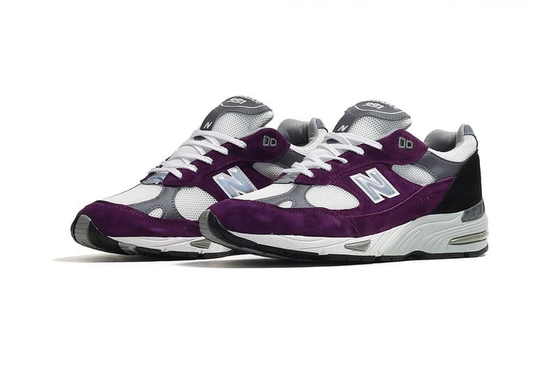 new balance 91 grape juice M991PUK release date info store list buying guide photos price 