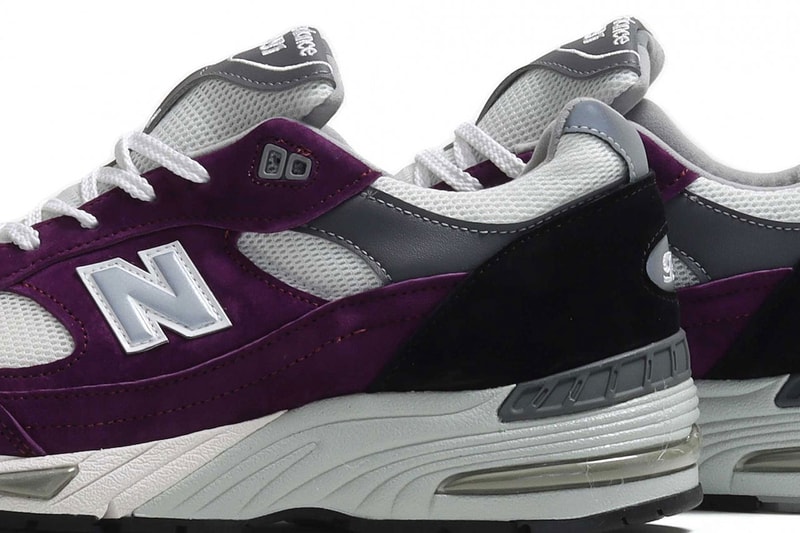 new balance 91 grape juice M991PUK release date info store list buying guide photos price 