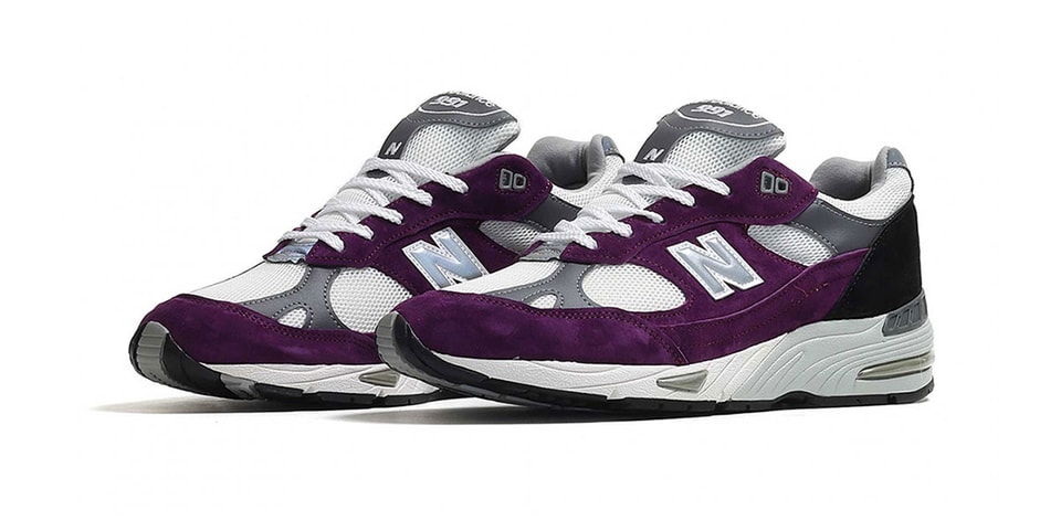 The New Balance 991 Emerges With a "Grape Juice" Makeover