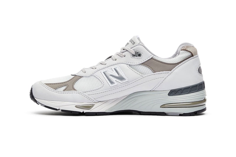 New Balance 991 Made in UK “Star White” M991FLB Release Info Star White/Flint Grey-Dawn Blue june summer release date clean white sneakers everyday shoes 