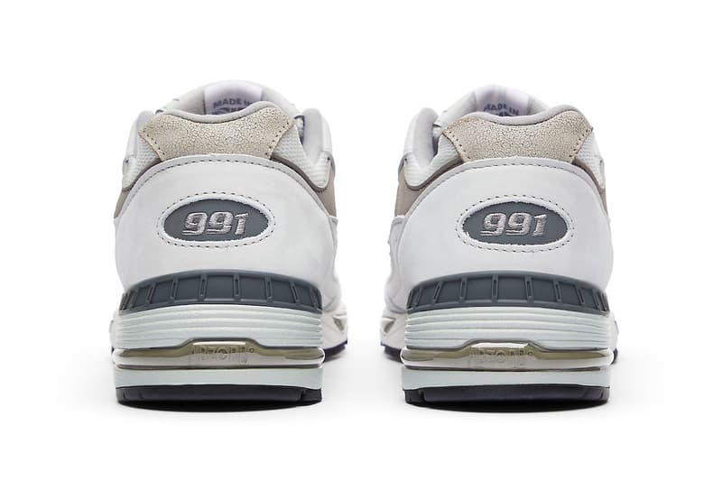 New Balance 991 Made in UK “Star White” M991FLB Release Info Star White/Flint Grey-Dawn Blue june summer release date clean white sneakers everyday shoes