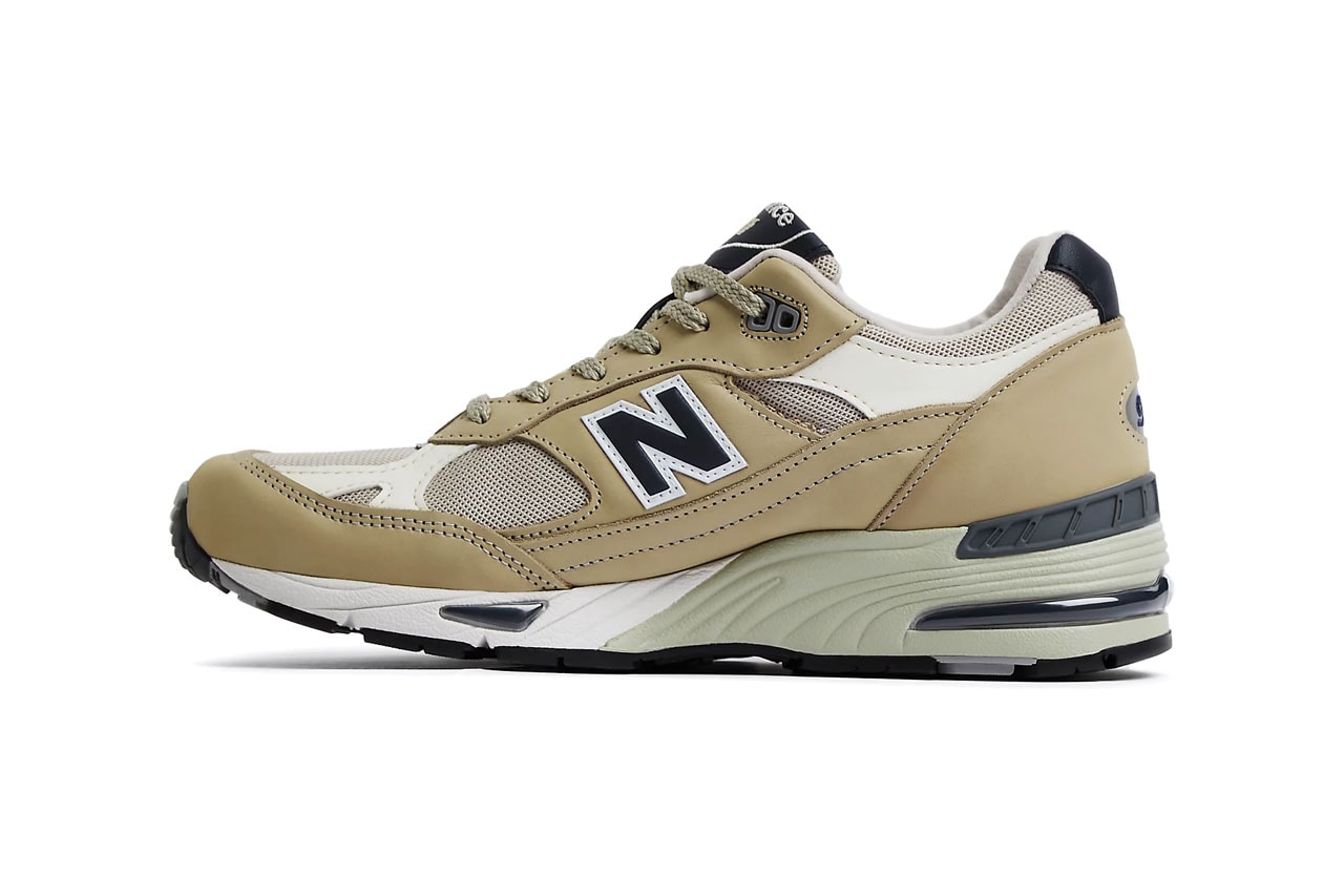New Balance 991 Made in UK Sneakers Fashion Coconut Milk Brown Rice Style Flimby UK Britain England Scotland Wales