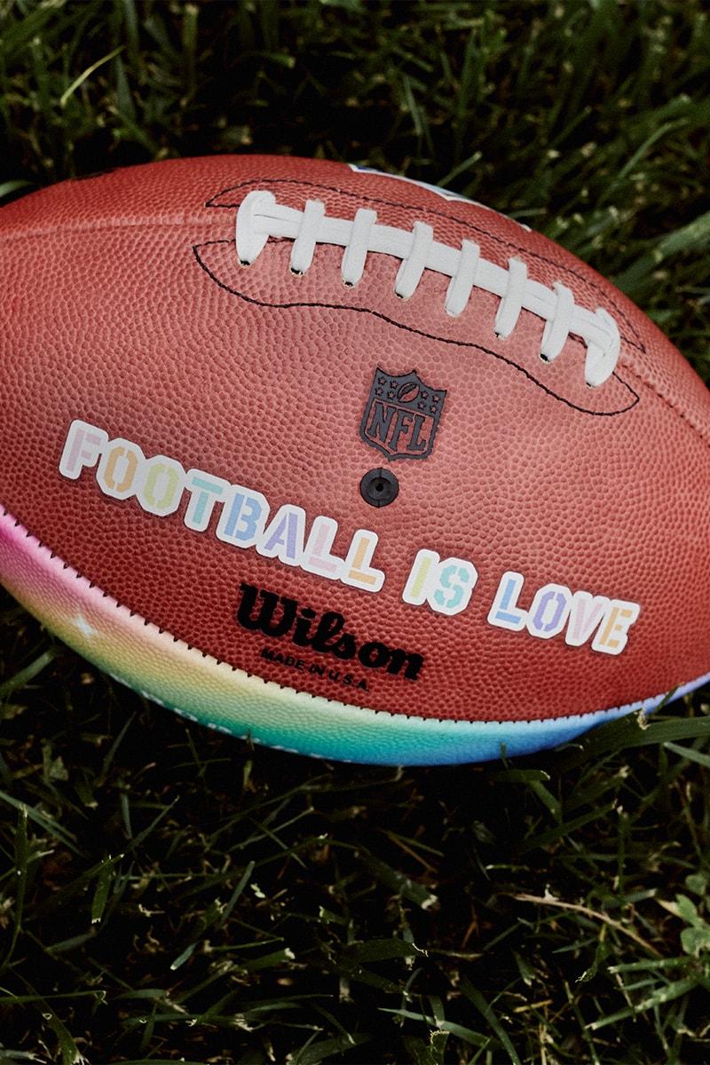 NFL Launches Pride Month Capsule With Humberto Leon release info openeing ceremony national football league american football new era caps merch gay lesbian transgender lgbtqia