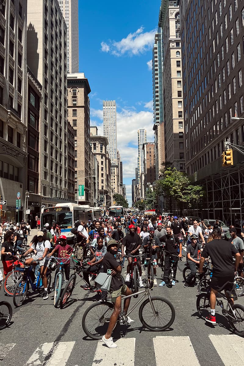 Nigel Sylvester GO RIDE World Bicycle Day HBX New York London