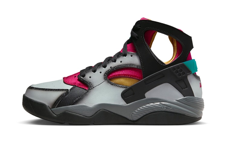 Nike Air Flight Huarache Receives Airbrush Air Jordan 7 "Bordeaux" Colorway