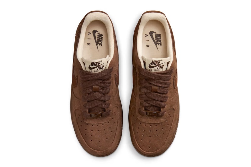 Nike’s Air Force 1 Low “Cacao Wow” Appears in Rich Brown Footwear