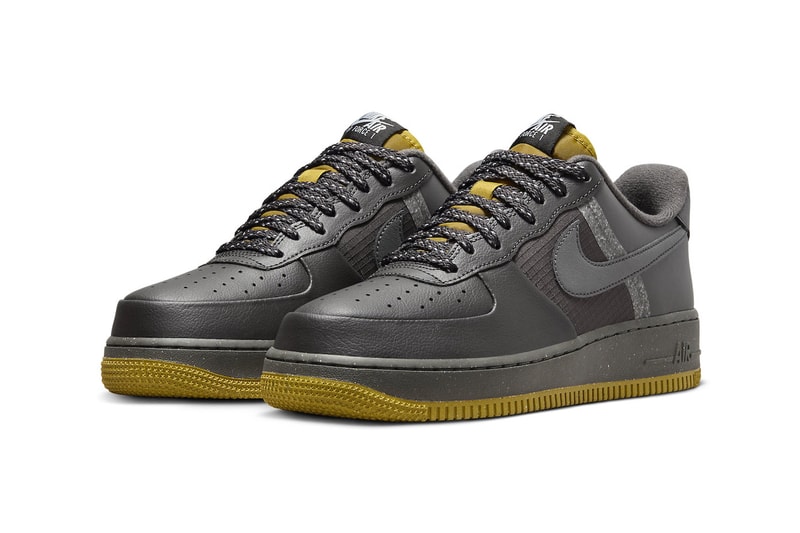 Nike Air Force 1 Low Surfaces in "Medium Ash" FB8877-200 Release info Medium Ash/Medium Ash-Bronzine-Blue Tint af1 swoosh shoes sneakers everyday