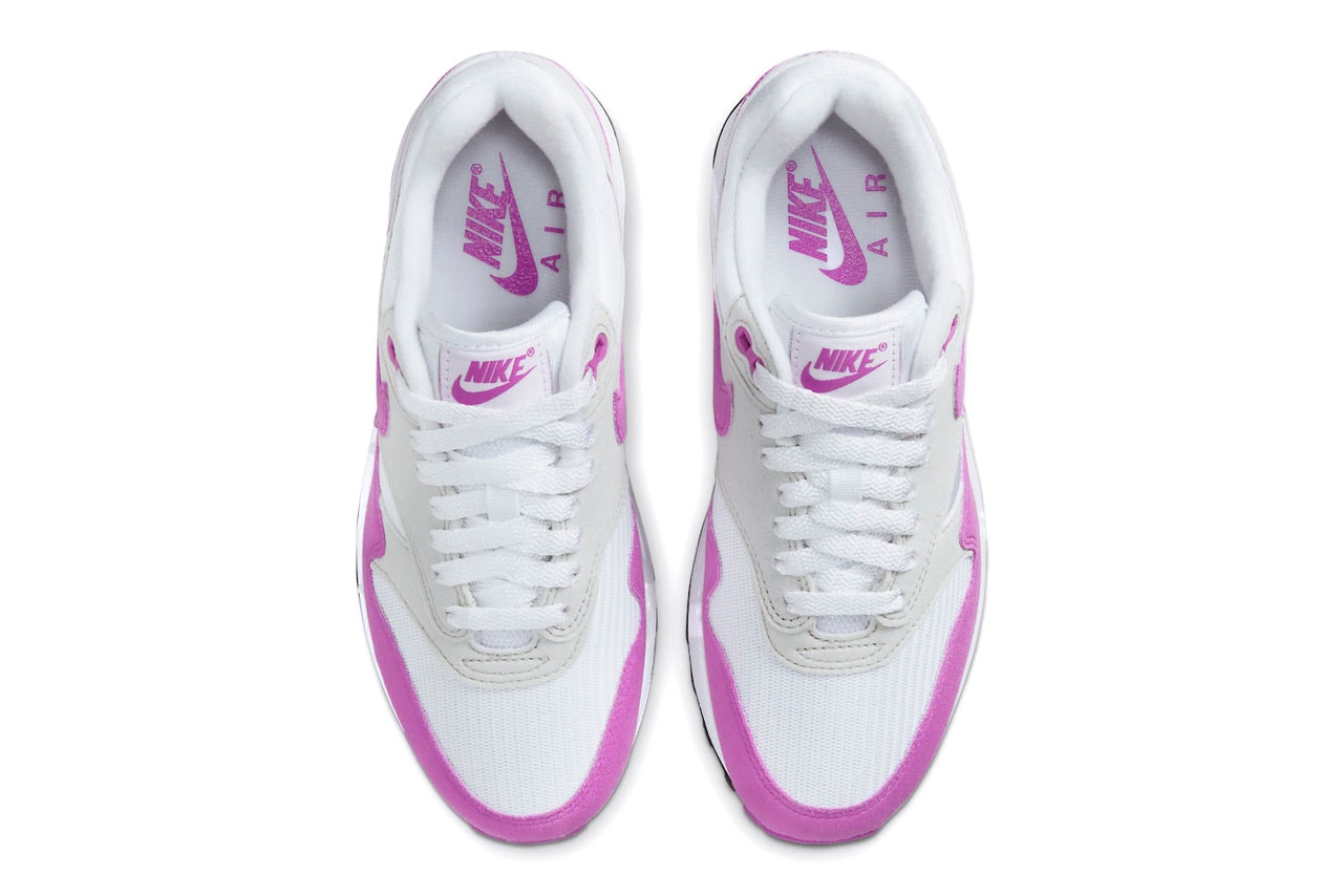 Nike Air Max 1 "Fuchsia Dream" Sneakers Footwear Trainers Sportswear Fashion Sports Swoosh Just Do It Tinker Hatfield 