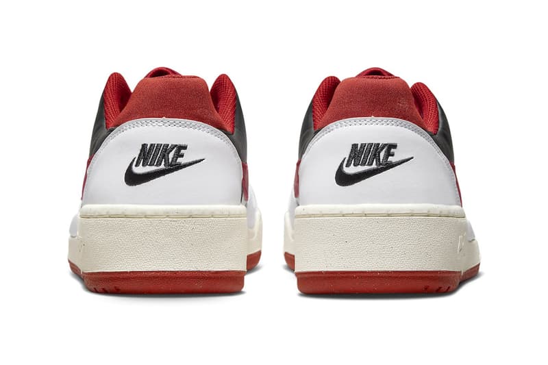 Nike Full Force Low Mystic Red Release Info FB1362-102 Date Buy Price White Black Sail