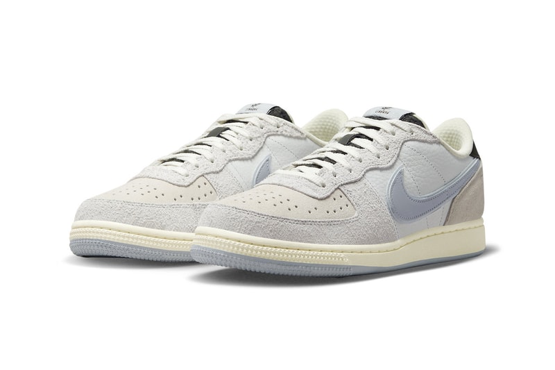 Official Look at the Nike Terminator Low "Liberté" FJ4207-001 Phantom/Wolf Grey-Coconut Milk suede leather summer staple white shoes af1 alternatives air force 1 low swoosh
