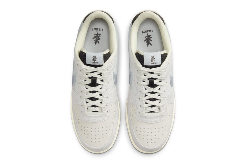 Official Look at the Nike Terminator Low "Liberté" FJ4207-001 Phantom/Wolf Grey-Coconut Milk suede leather summer staple white shoes af1 alternatives air force 1 low swoosh