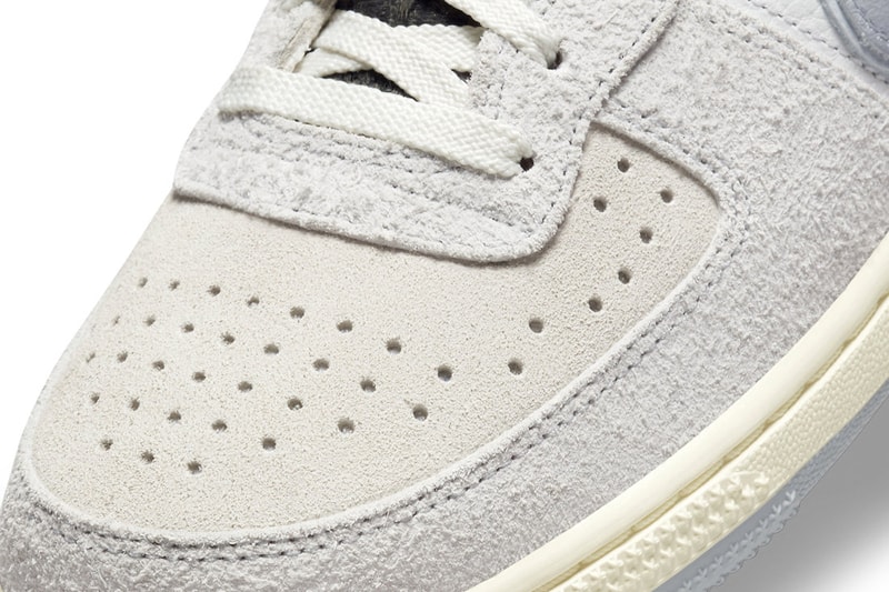 Official Look at the Nike Terminator Low "Liberté" FJ4207-001 Phantom/Wolf Grey-Coconut Milk suede leather summer staple white shoes af1 alternatives air force 1 low swoosh