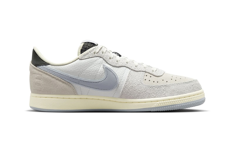 Official Look at the Nike Terminator Low "Liberté" FJ4207-001 Phantom/Wolf Grey-Coconut Milk suede leather summer staple white shoes af1 alternatives air force 1 low swoosh