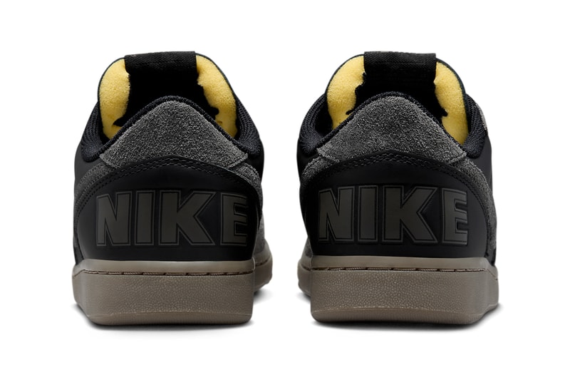 The Nike Terminator Low Surfaces in a Smokey Black and Medium