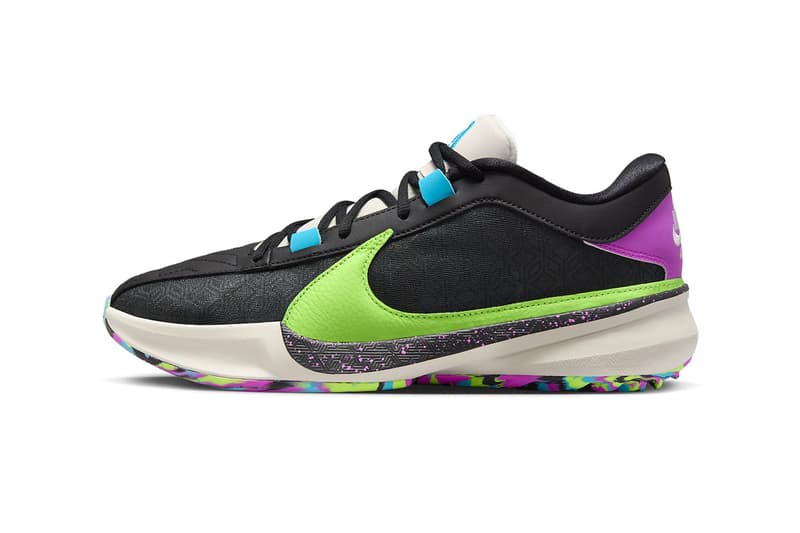 Nike Zoom Freak 5 "Made in Sepolia" DX4985-002 DX4996-002 Black/Phantom-Fuchsia Dream-Baltic Blue-Lime Blast Giannis Antetokounmpo nike basketball milwaukee bucks Black/Phantom-Fuchsia Dream-Baltic Blue-Lime Blast july