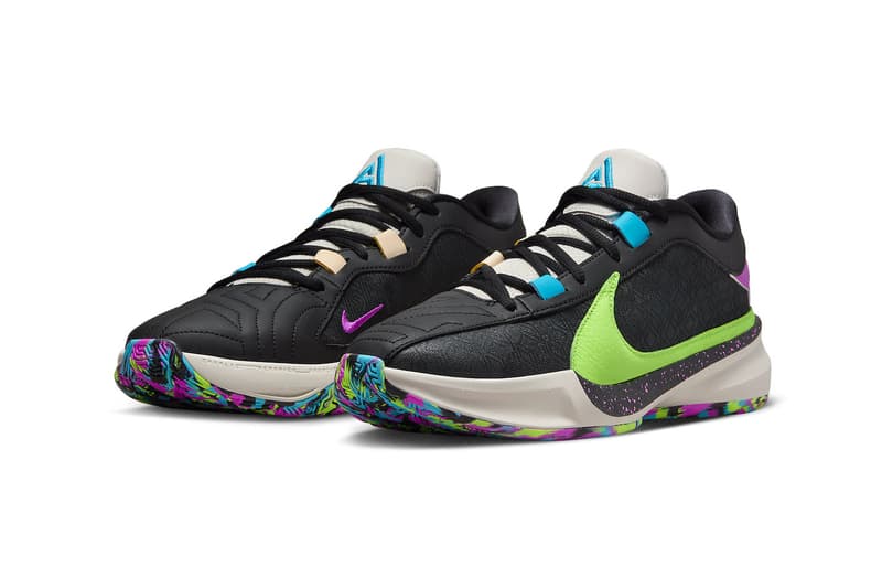 Nike Zoom Freak 5 "Made in Sepolia" DX4985-002 DX4996-002 Black/Phantom-Fuchsia Dream-Baltic Blue-Lime Blast Giannis Antetokounmpo nike basketball milwaukee bucks Black/Phantom-Fuchsia Dream-Baltic Blue-Lime Blast july