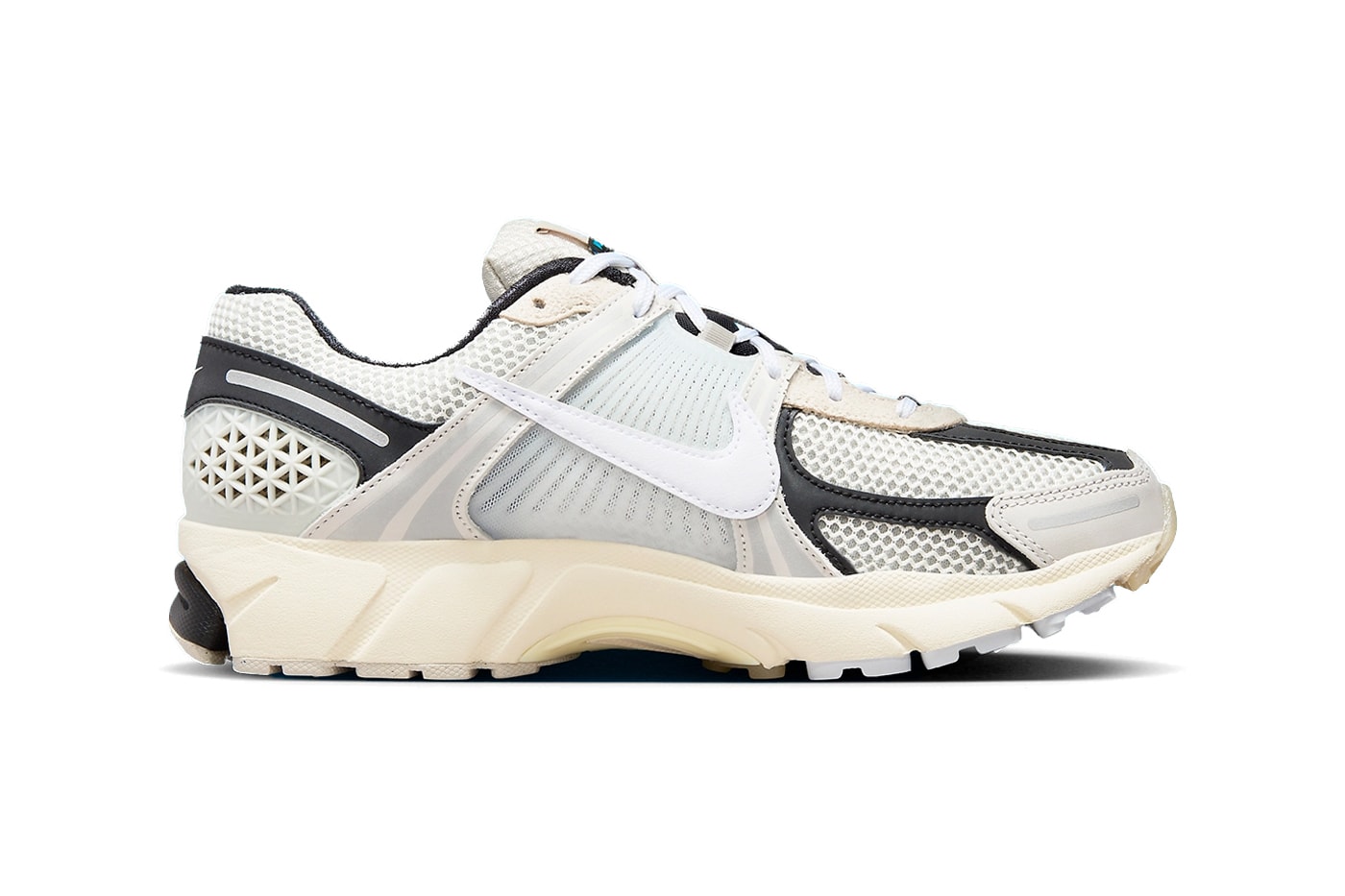 Nike Zoom Vomero 5 "Supersonic" Release Info black and white swoosh technical sneakers tpu caging comfort shoes