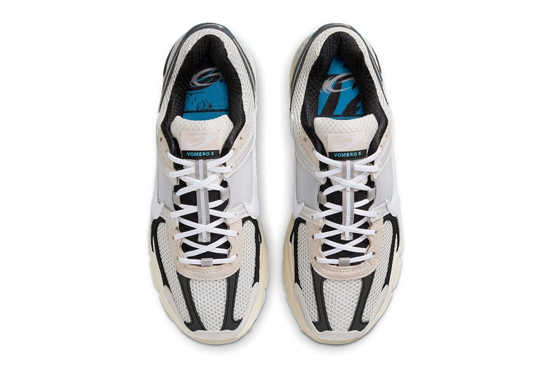 Nike Zoom Vomero 5 "Supersonic" Release Info black and white swoosh technical sneakers tpu caging comfort shoes