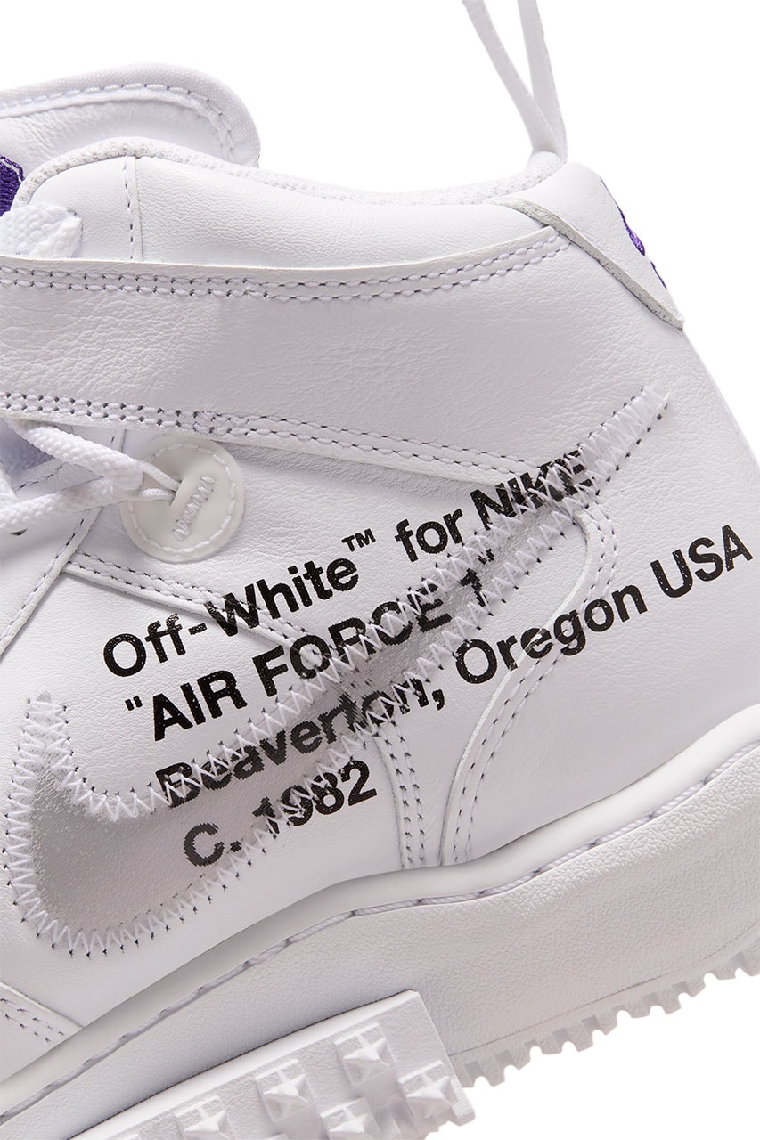 Off White Nike Air Force 1 Mid Graffiti DE0500-100