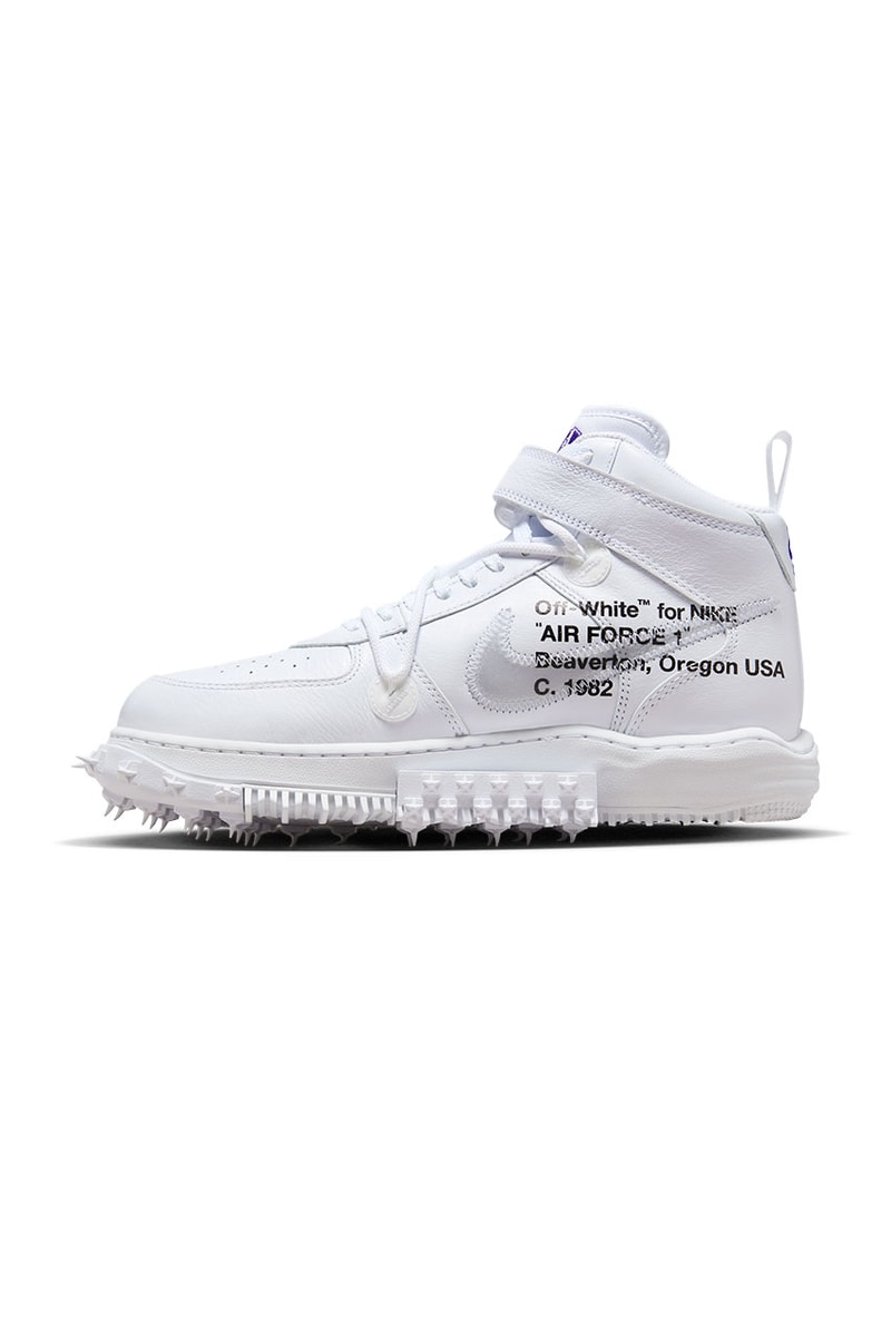 Off-White Nike Air Force 1 Mid Graffiti Details - JustFreshKicks