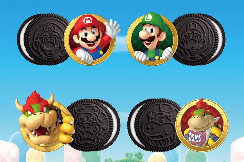 OREO Launches Limited Edition 'Super Mario' Cookies Mario and Luigi, a Super Star, and enemies like a Goomba and Bowser Jr. milk
