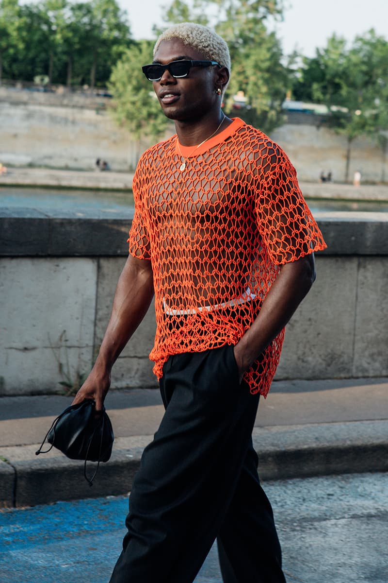 Paris Fashion Week Men's SS24 Street Style louis vuitton botter dior givenchy sacai spring summer 2024 paris fashion week