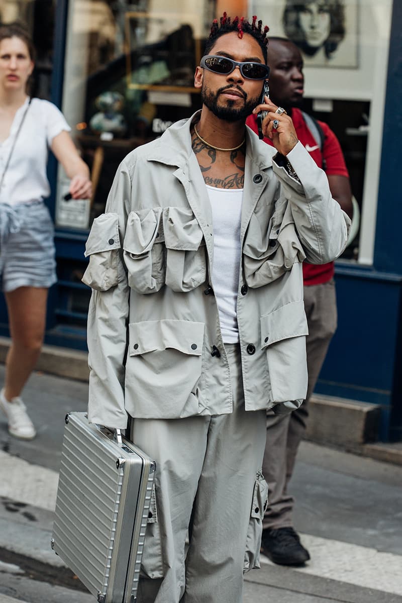 Paris Fashion Week Men's SS24 Street Style louis vuitton botter dior givenchy sacai spring summer 2024 paris fashion week