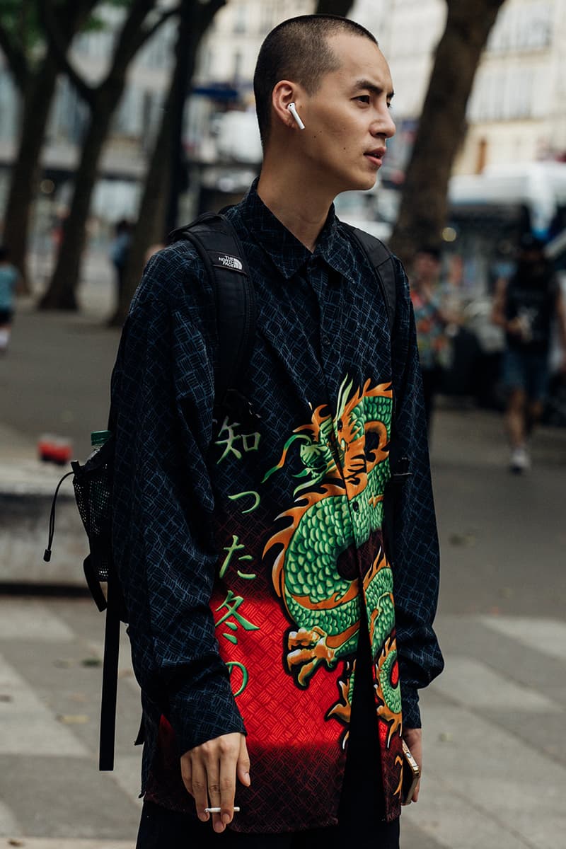 Paris Fashion Week Men's SS24 Street Style louis vuitton botter dior givenchy sacai spring summer 2024 paris fashion week