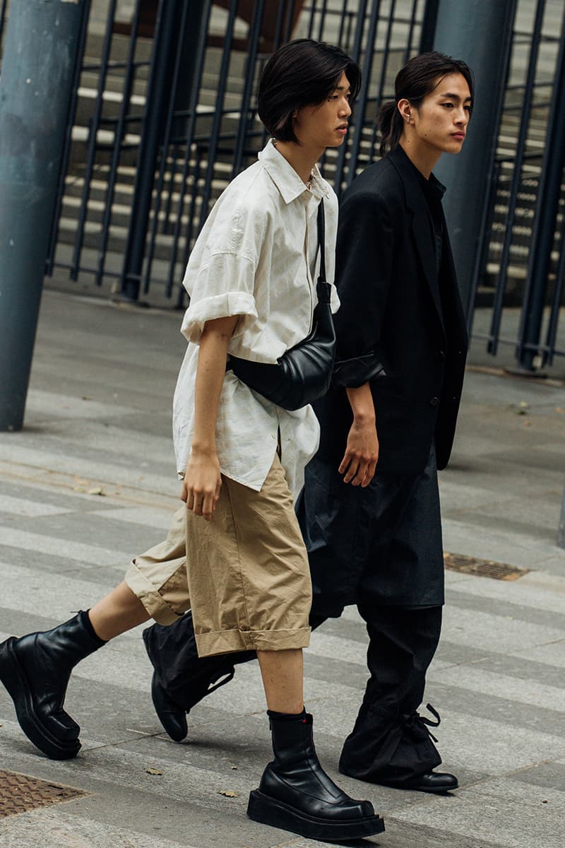 Paris Fashion Week Men's SS24 Street Style louis vuitton botter dior givenchy sacai spring summer 2024 paris fashion week