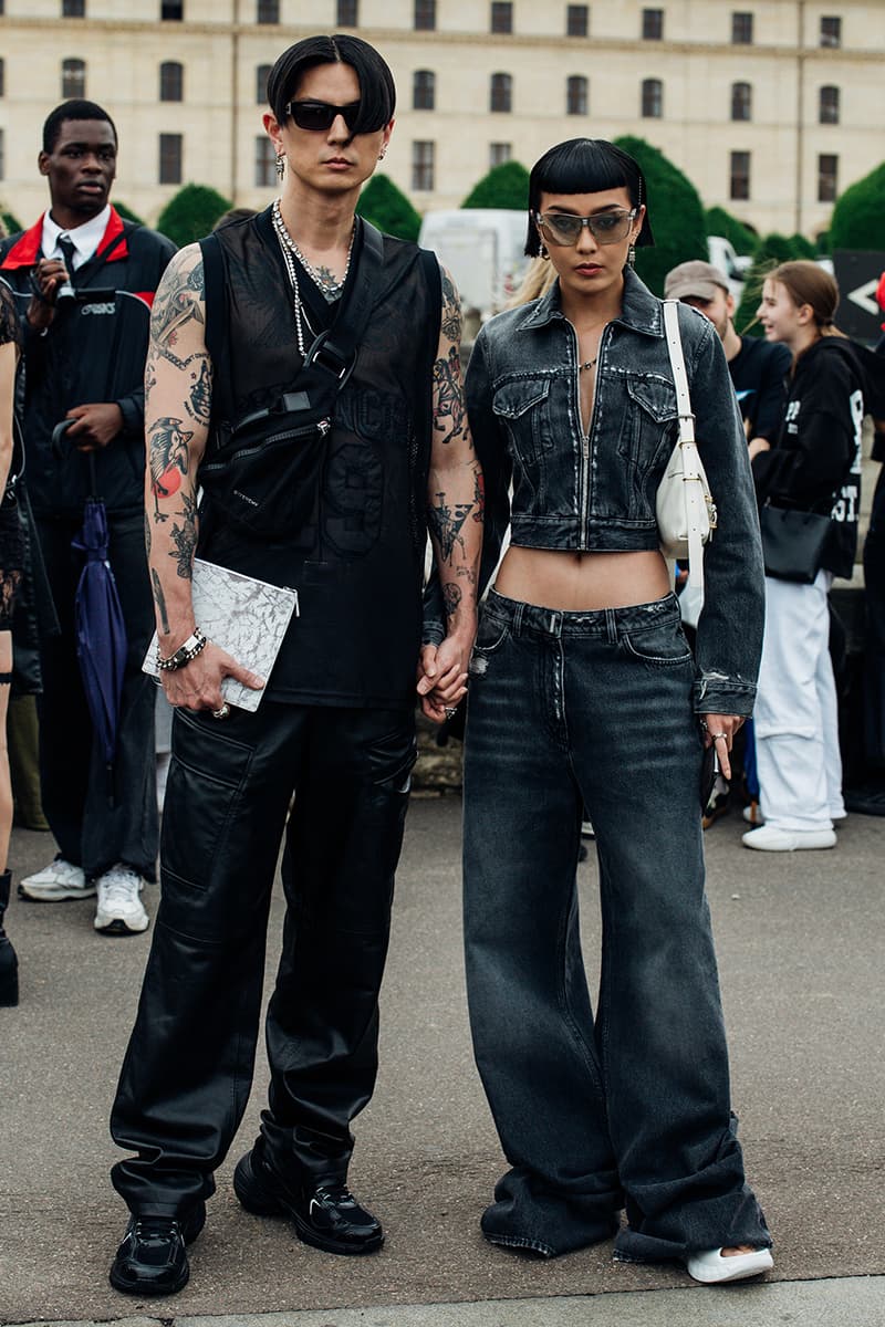 Paris Fashion Week Men's SS24 Street Style louis vuitton botter dior givenchy sacai spring summer 2024 paris fashion week