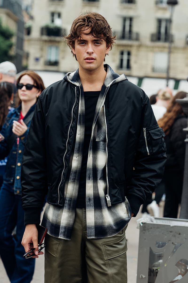 Paris Fashion Week Men's SS24 Street Style louis vuitton botter dior givenchy sacai spring summer 2024 paris fashion week