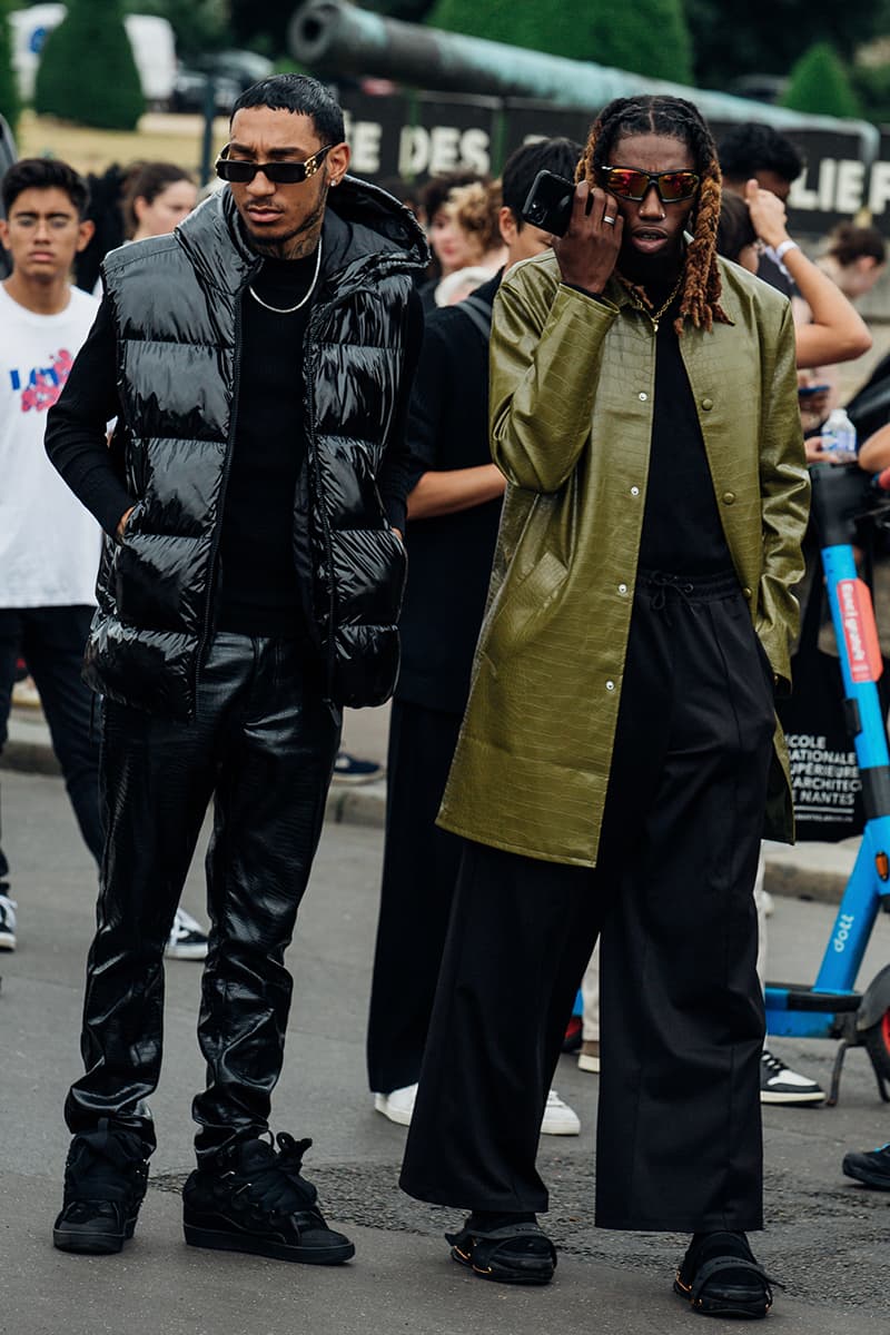 Paris Fashion Week Men's SS24 Street Style louis vuitton botter dior givenchy sacai spring summer 2024 paris fashion week