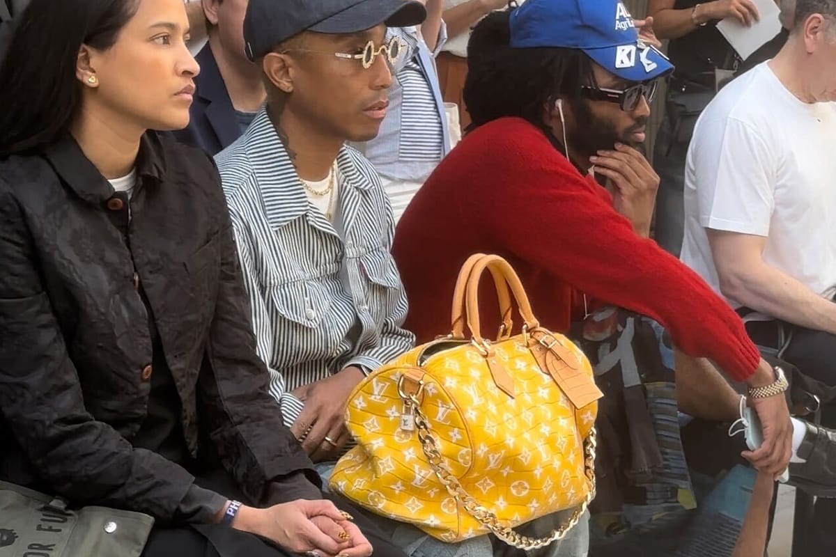 Pharrell Williams first Louis Vuitton show Zendaya Beyoncé more