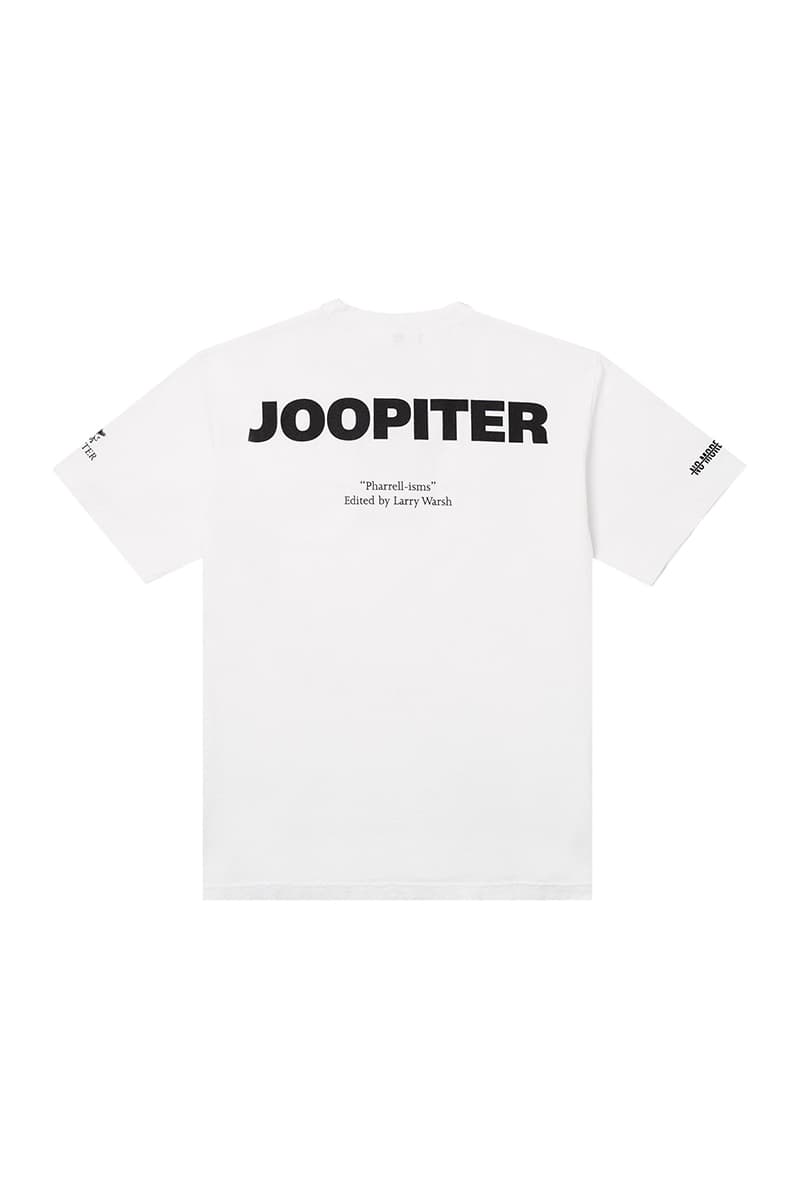 Pharrell's JOOPITER Launches Limited Edition "Just Phriends" Merch for Upcoming Auction With Sarah Andelman colette human made futura 2000 takashi murakami no more rulers nadine ghosn javier calleja golf le fleur palm angels