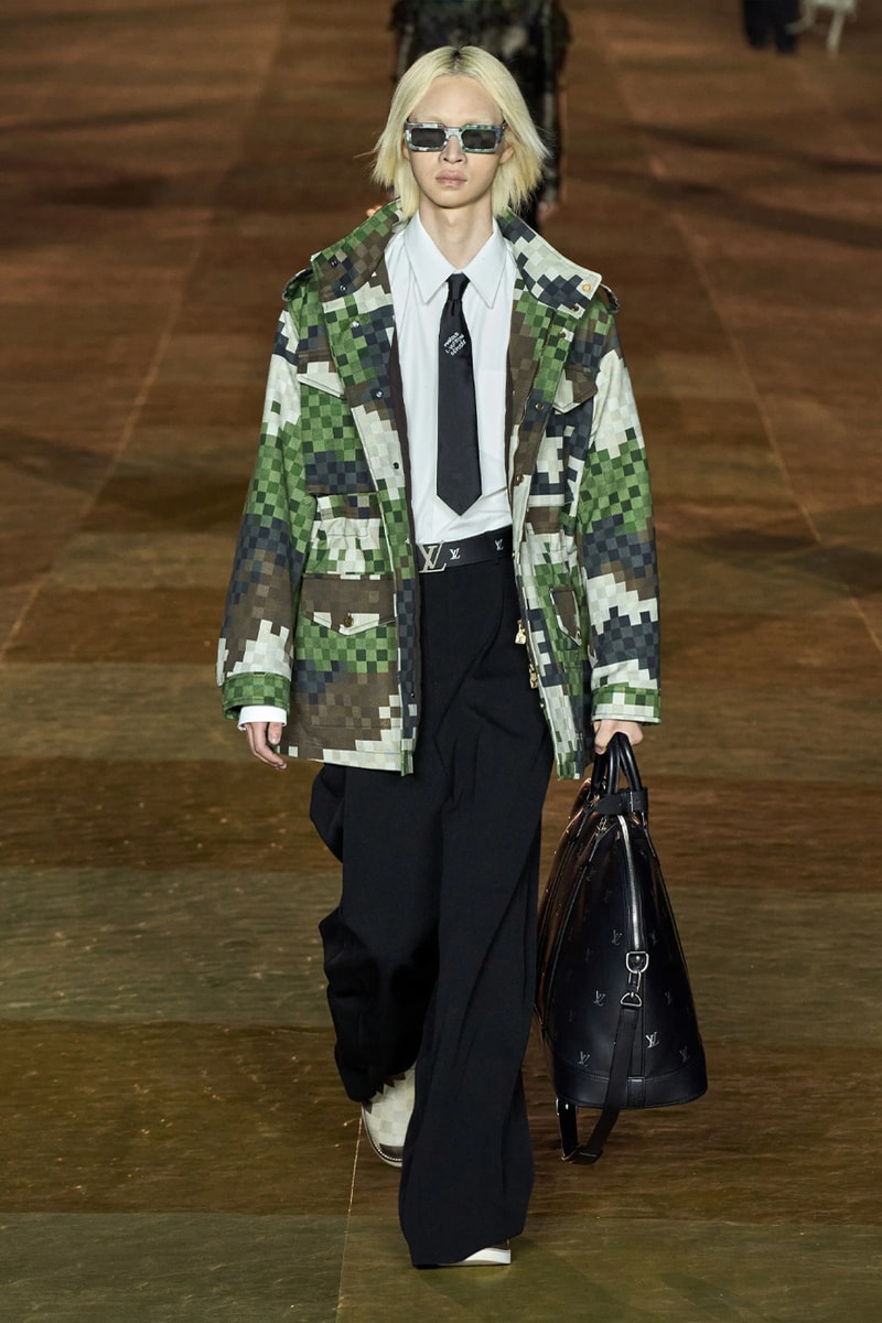 Pharrell's SS24 Louis Vuitton Debut Was Nothing Short of a Spectacle Paris fashion week pont neuf jay z beyonce rihanna asap rocky asap ferg pusha t verdy pharrell williams maluma jbalvin lewis hamilton fenty