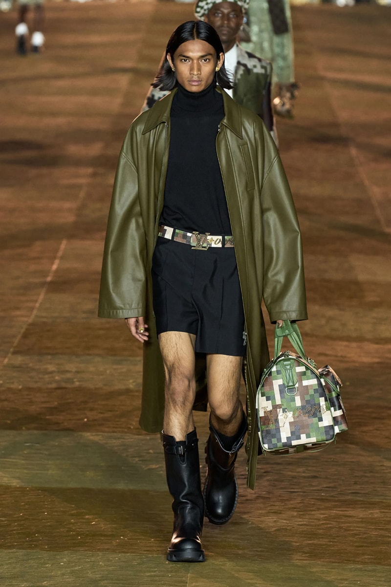 Pharrell's SS24 Louis Vuitton Debut Was Nothing Short of a Spectacle Paris fashion week pont neuf jay z beyonce rihanna asap rocky asap ferg pusha t verdy pharrell williams maluma jbalvin lewis hamilton fenty