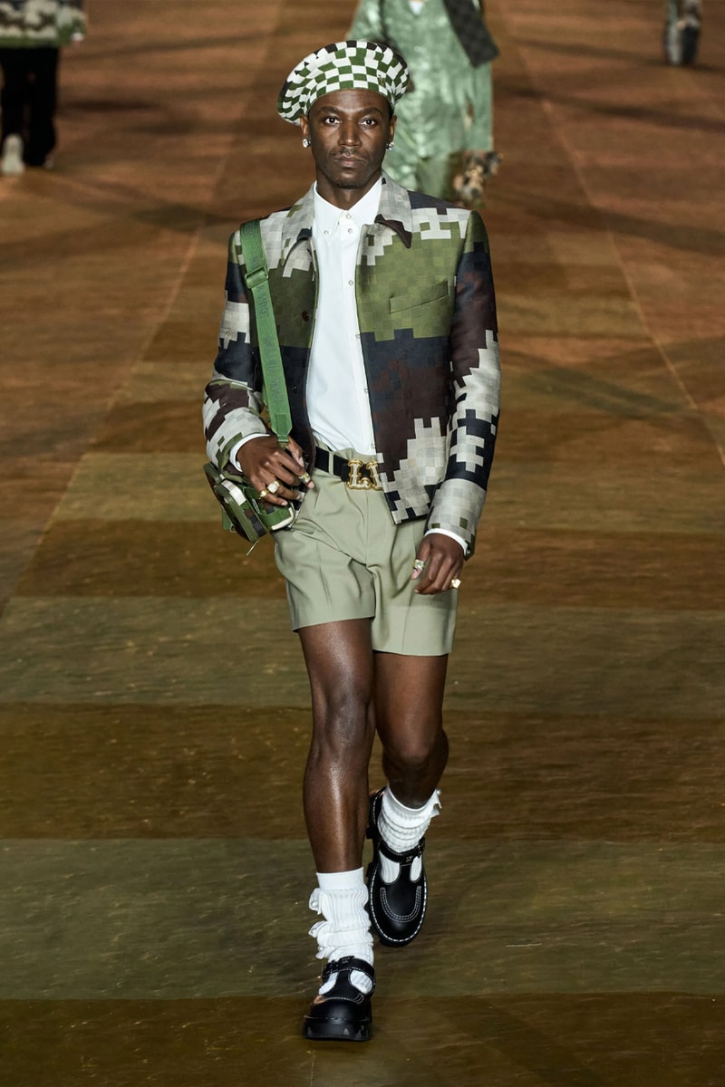 Pharrell's SS24 Louis Vuitton Debut Was Nothing Short of a Spectacle Paris fashion week pont neuf jay z beyonce rihanna asap rocky asap ferg pusha t verdy pharrell williams maluma jbalvin lewis hamilton fenty