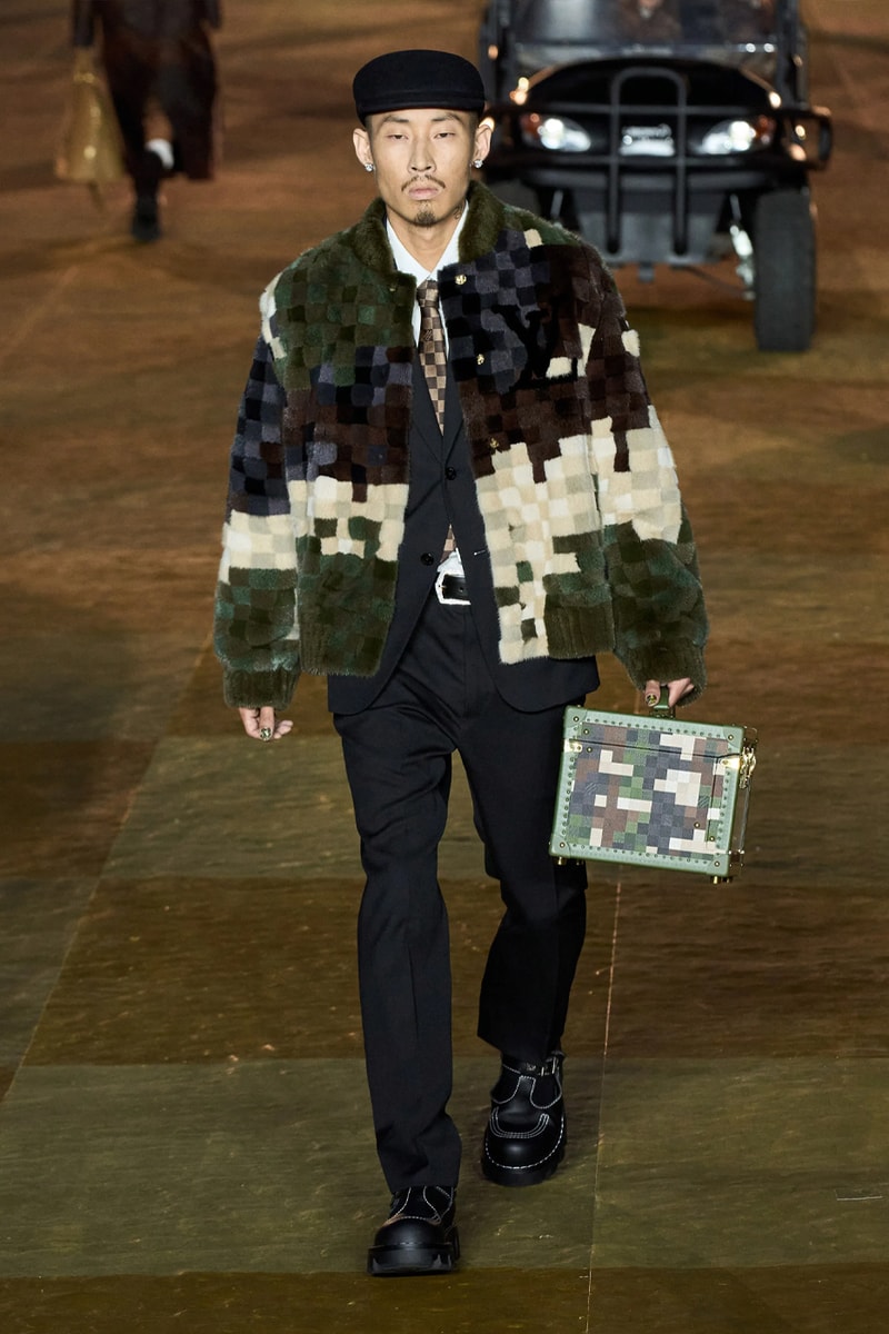 Pharrell's SS24 Louis Vuitton Debut Was Nothing Short of a Spectacle Paris fashion week pont neuf jay z beyonce rihanna asap rocky asap ferg pusha t verdy pharrell williams maluma jbalvin lewis hamilton fenty